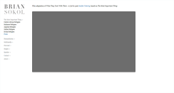 Desktop Screenshot of briansokol.com